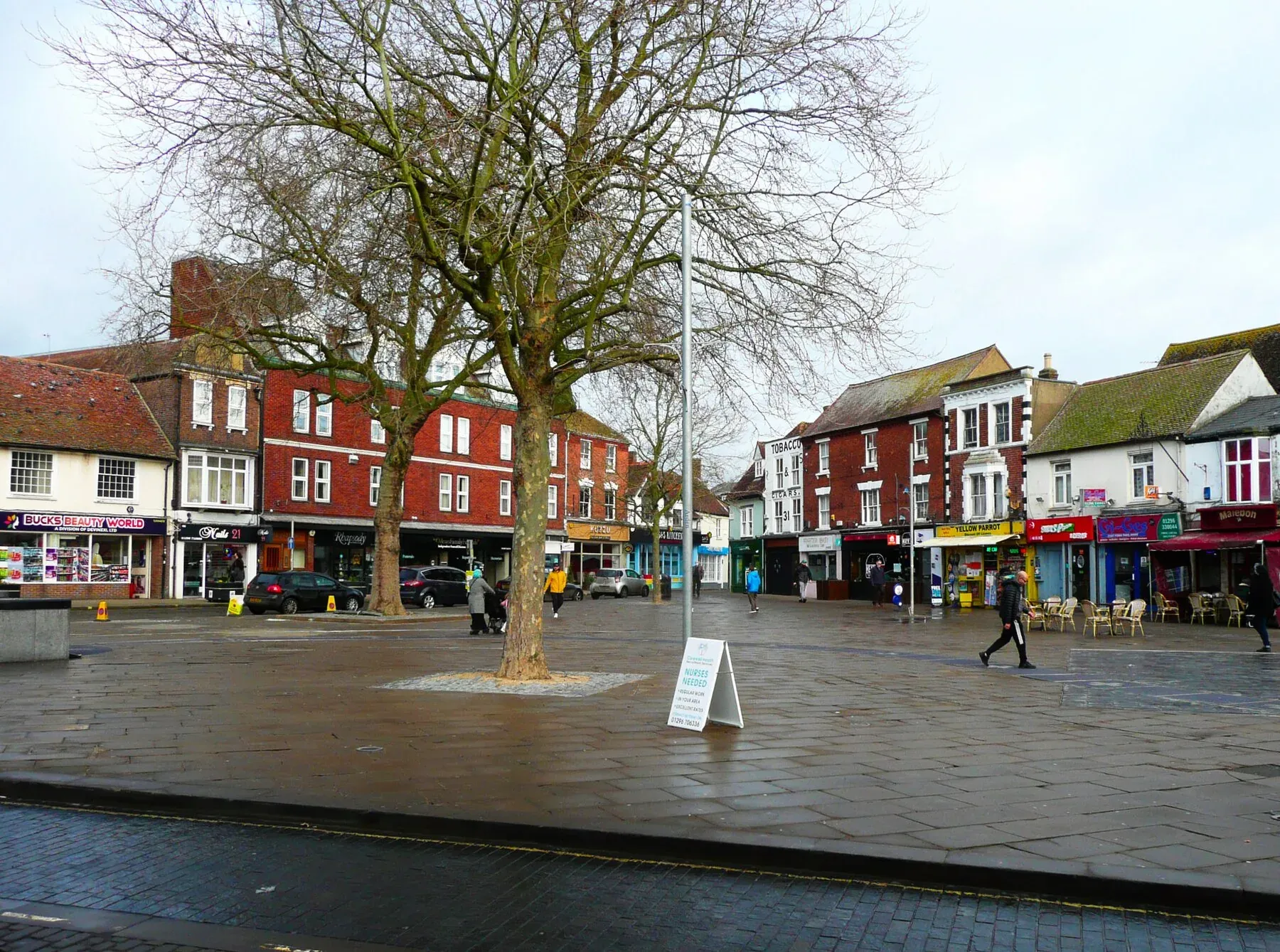 Kingsbury Square in Aylesbury, Buckinghamshire