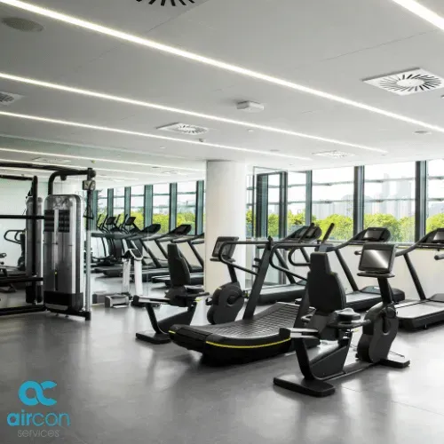 Modern commercial gym